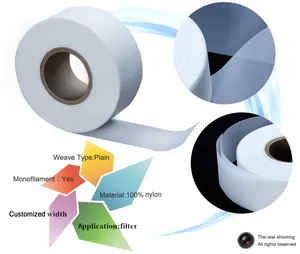 식품 등급 화이트 블랙 컬러 25 50 100 150 200 미크론 폴리 아미드 필터 볼트 천 나일론 필터 패브릭 메쉬
