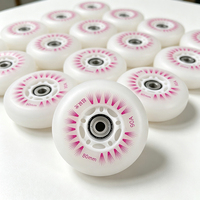 Roues de patins à roulettes lumineuses, roues en PU clignotantes, accessoires pour patins à roulettes pour enfants et adultes, 60, 62, 64, 68, 70 mm