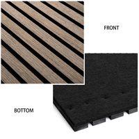 Panel Akustik Peredam Suara dari Kayu, Panel Dinding Akustik Kayu Akupanel, Panel Veneer Kayu Peredam Suara, Tersedia di Gudang AS