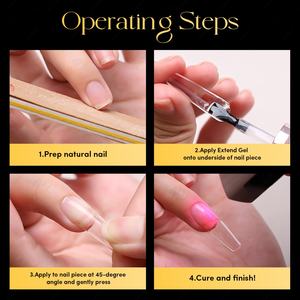 JTING Nuevo Gel Constructor 4 en 1 Transparente, Base para Uñas, Puntas de Uñas, Pegamento Gelx, Esmalte de Uñas en Gel, Libre de TPO/Hema, OEM - Product Image 6