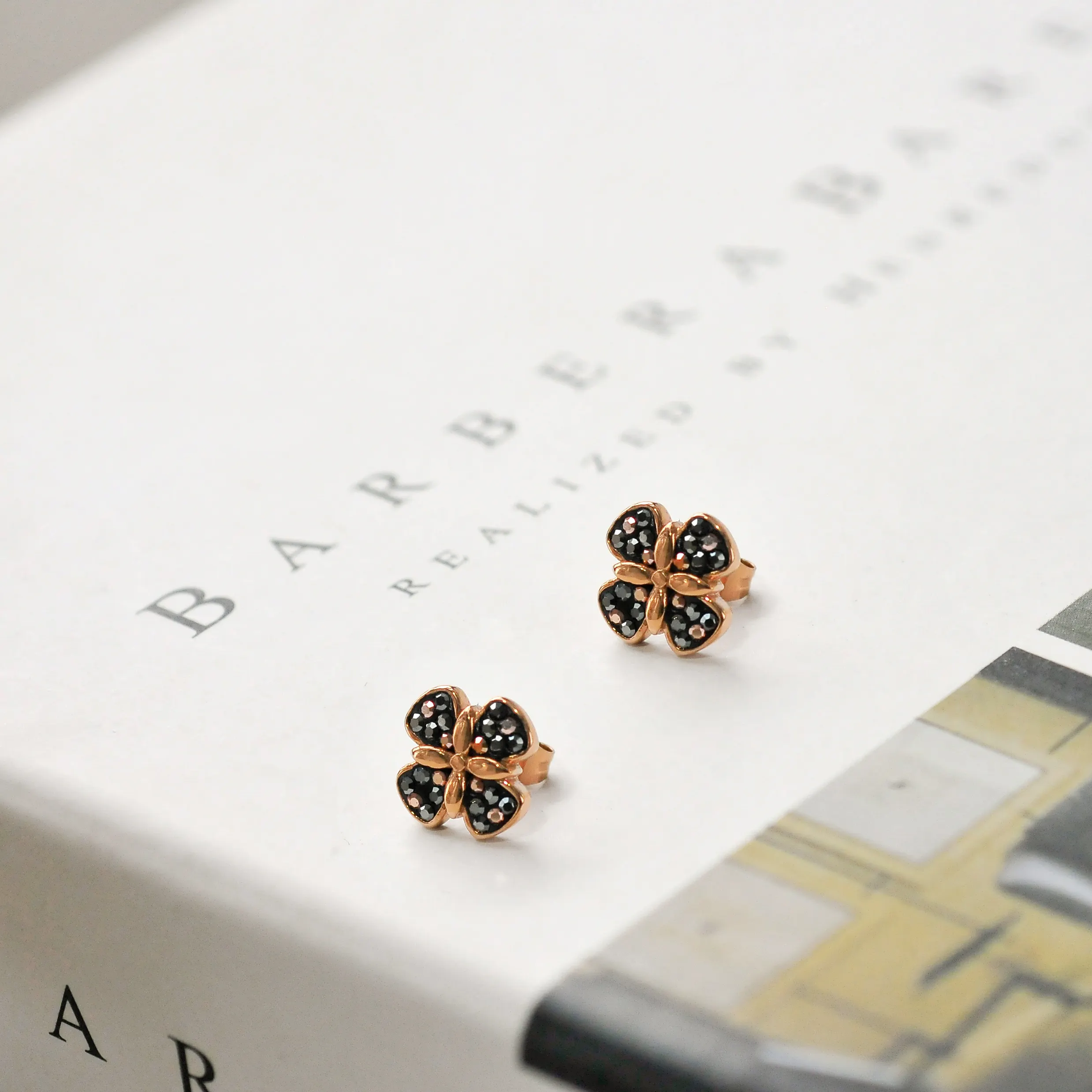 High Quality Flower Four Leaf Clover Earrings Fashion Clover Stud Earrings For Girls jewelry