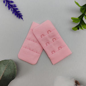 Extension de soutien-gorge en nylon, ruban à crochets et à œillets, extension de soutien-gorge extensible en élastique, crochet en métal recouvert de nylon, crochet arrière de soutien-gorge en nylon - Product Image 3