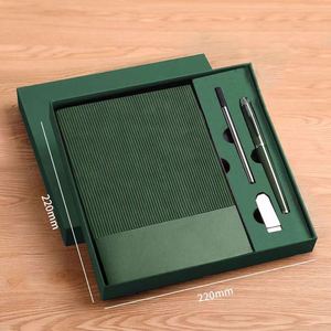 Cadeaux IStapromo en gros, ensemble stylo et carnet en cuir PU A5 avec logo personnalisé, cadeau d'affaires pour les entreprises - Product Image 5