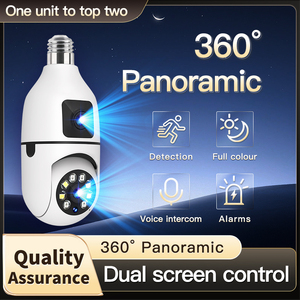 Xiot/V380pro 360 Panoramic 2.4G WIFI Dual Lens Bulb Lamp PTZ <strong>Wireless</strong> 1080P <strong>Motion</strong> Alarm LED Light Lamp E27 240V <strong>Security</strong> <strong>Camera</strong> - Product Image 3