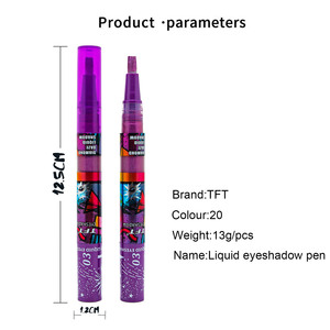 Stylo Fard à Paupières Liquide <span class=keywords><strong>Brillant</strong></span> TFT, Paillettes Nacrées, Éclaircissant, Longue Durée, Étanche, Haute Brillance, 20 Couleurs - Product Image 6
