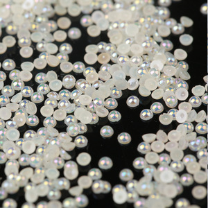 ลูกปัดเรซินแบบแบนครึ่งรอบ1.5มม. 10000ชิ้นกาวหลายสีสำหรับเสื้อผ้าชุดเสื้อผ้างานฝีมือแบบทำมือสมุดภาพ - Product Image 3