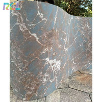 RCL 3D Argile Modifiée Intérieur Revêtement Mural Souple Pliable MCM Aspect Marbre Artificiel Flexible Panneaux de Pierre Extérieur Faux Carreau
