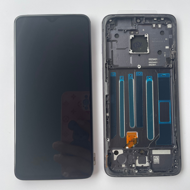 Original AMOLED for OnePlus 7 LCD Display Screen Touch Panel Digitizer New Replacement for 1+7 oneplus 7 Lcd with Frame