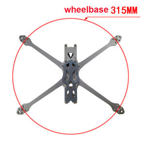 Oferta Especial: Kit de Marco de Quadcopter PFLY RC de 7 Pulgadas (315mm) de Fibra de Carbono con Brazo de 5.5mm para Modelos de Drones de Carreras FPV Freestyle APEX - 6 Meses de Garantía - Product Image 4