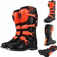 Chaussures de moto Scoyco Pro Biker Adventure, bottes d'enduro, bottes de moto pour motards, bottes de tourisme en cuir pour hommes