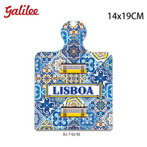 Vente en gros <span class=keywords><strong>Plaque</strong></span> découpée pour trépied en céramique imprimée de style portugais Tapis et tampons en céramique sublimés avec fond en liège - Product Image 4