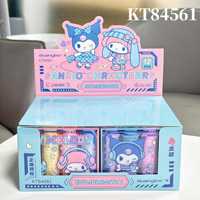Série de peintures de dessins animés Guangbo, lot de 4 stylos surligneurs, boîte de stylos fluorescents multifonctionnels à haute esthétique pour la peinture et le marquage