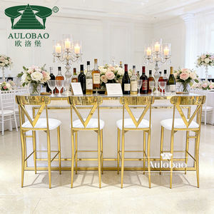 Club nocturno Marco de acero inoxidable PVC Plegable Comercial Cafe Bar Contadores - Product Image 2