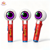 CandyDr En gros 5 styles Jouet porte-sucettes pop-up pour enfants Halloween : Robot, Citrouille, Fantôme, Crâne, Chauve-souris, Œil