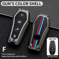 Vente directe de coques de clés de voiture Yuan Han, étui métallique Tang Dmi pour clés BYD Song Pro et Qin Plus, accessoires pour clés de voiture