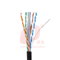 100m 305m Cat5e UTP FTP Serpent Ethernet Câble Feuille D'aluminium Blindé Conducteur En Cuivre PVC Veste Intérieur Aérien LAN Câble Internet