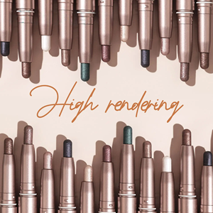 Venta al por mayor de fábrica, maquillaje de ojos suave edificable, brillo, resistente al agua, doble cabeza, sombra en barra y cepillo - Product Image 6