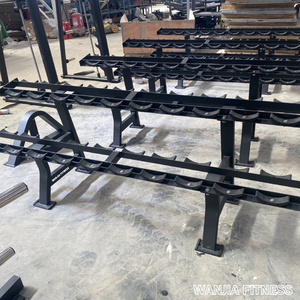 Soporte para Mancuernas de Acero Resistente para Gimnasio, Suministro Directo de Fábrica, Capacidad para 10 Pares, Compra en Línea - Product Image 6