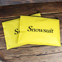 Sacs en plastique CPE pour vêtements, sacs en plastique givrés biodégradables, sacs refermables à fermeture éclair, emballage avec logo personnalisé, fabriqués par Unione Factory