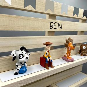 Chambre d'<span class=keywords><strong>enfant</strong></span> personnalisée <span class=keywords><strong>murale</strong></span> en bois de Paulownia solide flottant Toniebox jouet pour enfants <span class=keywords><strong>étagère</strong></span> royale - Product Image 3