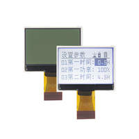 Módulo de Pantalla LCD COG de 1.9 Pulgadas, Resolución 128x64, Serial SPI, 500cd, HUIJINGLCM -20-+70C, Precio de Fabricante CN