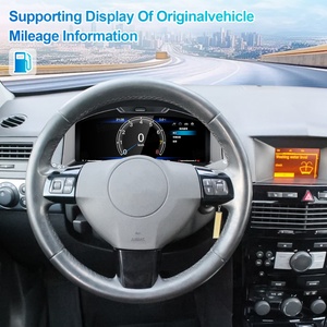 Tableau de bord numérique LCD pour voiture, système Linux, compteur kilométrique virtuel pour Opel Astra 2004 - 2010 - Product Image 4