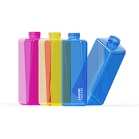 Botella Transparente Cuadrada Vacía de PETG para Loción con Bomba Dosificadora, 333 ml, Logotipo Personalizado, Envase para Champú y Gel de Baño, Venta al Por Mayor