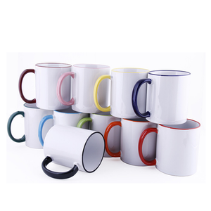 <span class=keywords><strong>Taza</strong></span> de Cerámica para Sublimación de 11 oz <span class=keywords><strong>con</strong></span> Interior y Borde de <span class=keywords><strong>Dos</strong></span> Tonos - Product Image 1