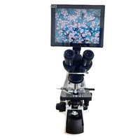 Touch Screen Trinocular 10000x Microscope LED Light HD Screen 1600X Digital USB Microscope Product Category Microscopes