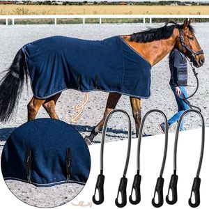 Sangles pour couverture de cheval Vincreem, 40 cm, élastiques réglables avec clips à double extrémité pour l'entretien des chevaux - Product Image 4