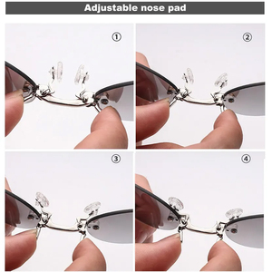 YIHANG 2025 Nouvelles Lunettes de Soleil Rondes Tendance pour Femmes et Hommes, Mini Sans Monture, Sport, Protection UV400, à Clipser - Product Image 4