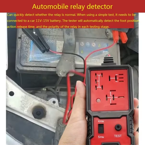 Ferramenta do reparo da bateria do automóvel e da motocicleta, analisador da falha do relé, desempenho estável automotivo do verificador da bateria do relé - Product Image 2