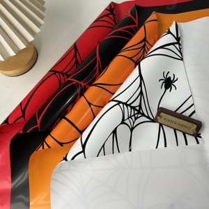 Halloween Bó Hoa Gói Giấy Spider <span class=keywords><strong>Web</strong></span> Rắn Màu Hoa Bó Hoa Gói Giấy Đáng Sợ Gói Giấy Cho Người Bán Hoa - Product Image 4