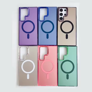 Étuis de téléphone portable magnétiques IMD 14 15 Pro Max aimant de couverture acrylique pour <span class=keywords><strong>Iphone</strong></span> 12 13 16 accessoires de téléphone portable affaires - Product Image 4