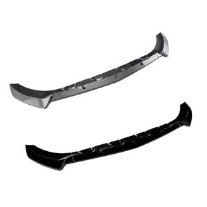 Amp-Z Mercedes-Benz Glc X253 C253 Front Bumper Lip Body <b>Kit</b> Piano Black Carbon Fiber Texture 2016-2019 - Product Image 3