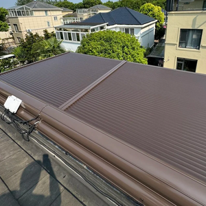 Pare-soleil moderne et durable en alliage d'aluminium <span class=keywords><strong>de</strong></span> Type 55 insonorisé pour les vérandas extérieures vis <span class=keywords><strong>de</strong></span> <span class=keywords><strong>porte</strong></span> - Product Image 3