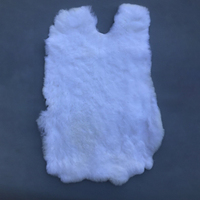 Fourrure de lapin véritable de haute qualité et haute densité - Texture claire, toucher doux, fourrures de qualité export