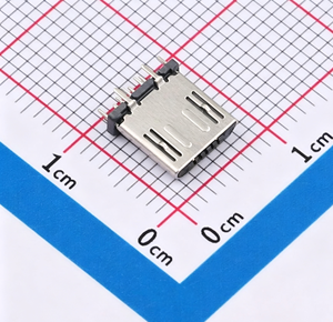 Conector USB3150-30-130-A Micro USB Tipo B 2.0, 5 Pines, Vertical, de Montaje a PCB, Blindado - Product Image 3