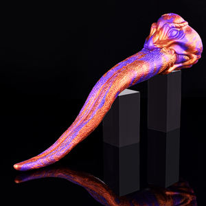 Nnsx Dragon Tong Tease Flirt Voorspel Clitoris <span class=keywords><strong>Vagina</strong></span> Stimuleert Met Sucker Anale Seksspeeltjes Siliconen Lange Dildo 'S Voor Vrouwen - Product Image 2