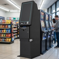 Игровой киоск OEM для выдачи призов с QR-кодом, выдачей наличных, сенсорным экраном, принтером Pyramid, онлайн-видеоигрой Fish Game (на английском языке)