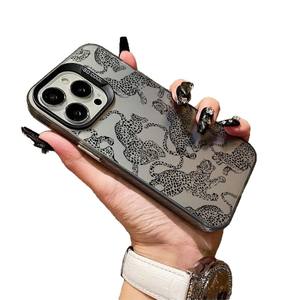 Nuova Cover per iPhone 17 16 15 14 Pro Max con Motivo Leopardo Selvaggio Pantera Nera a Schermo Intero e Protezione Lente con Foro Ampio - Product Image 6