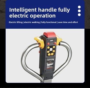 इलेक्ट्रिक फोर्कलिफ्ट पैलेट स्टेकर 304 फूड ग्रेड स्टेनलेस स्टील 24v दोहरी/ट्रिपल मस्ट 3.04 मीटर अधिकतम ऊंचाई ठोस टायर - Product Image 2