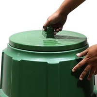 130L/150L/250L, bac à composter à ver en plastique HDPE pour jardin en plein air, bac à composter pour déchets alimentaires