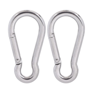 OEM klip <span class=keywords><strong>Carabiner</strong></span> tugas berat kait jepret pegas baja tahan karat 304 logam kualitas tinggi untuk karabiner luar ruangan - Product Image 4