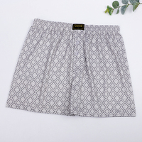 UOKIN 100% Polyester Plaid Antique Design Mixte Loose Summer Men Casual Boxer Shorts Pyjama Pants Stock Wholesale