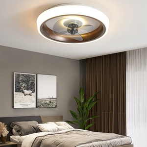 Modern <b>LED</b> Ceiling Fan with Intelligent Remote Control Silent Invisible for Bedroom & Living <b>Room</b> Warm <b>Light</b> for Kids - Product Image 6
