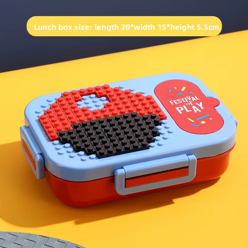 Blue Including building blocks 3 compartments