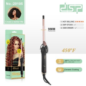 Fer à friser Dsp 1,5 pouces en céramique, chaleur réglable, pour tous types de cheveux - Product Image 5