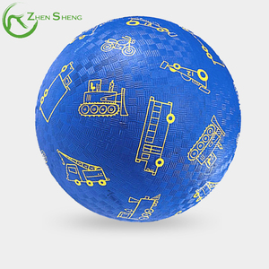Zhensheng Playground Ball 8.5 pouces Kickball pour enfants et adultes rebondissant Dodge Ball Handball Square Game Outdoor Indoor - Product Image 3