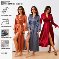 Robe de Nuit Élégante en Satin Grande Taille Personnalisée avec Logo, Bordure en Dentelle, Respirante, Sexy pour Femme, Idéale pour l'Été et les Fêtes Nuptiales